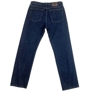 Wrangler Rigid Straight Leg Jeans‎ Mens 33x32 100% Cotton Darkwash 96501MR